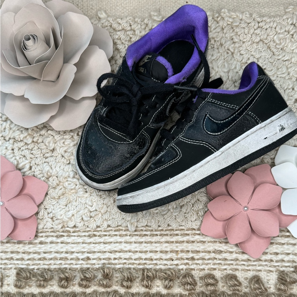 Nike Air Force 1 Black & Purple Size 11c